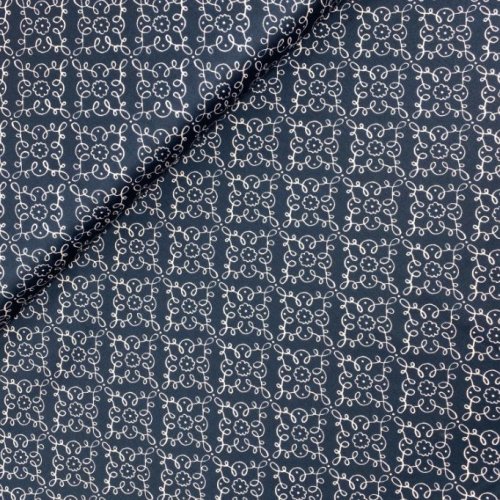 Bio Baumwoll Satin - Flourish - Wildflower - Cloud9 Fabrics